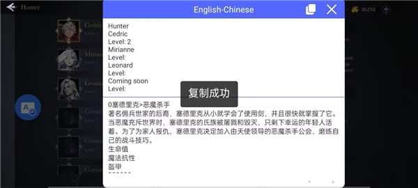 Screen Translation