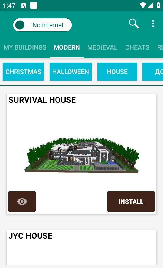 Buildings for Minecraft PE