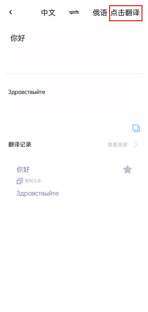俄语翻译